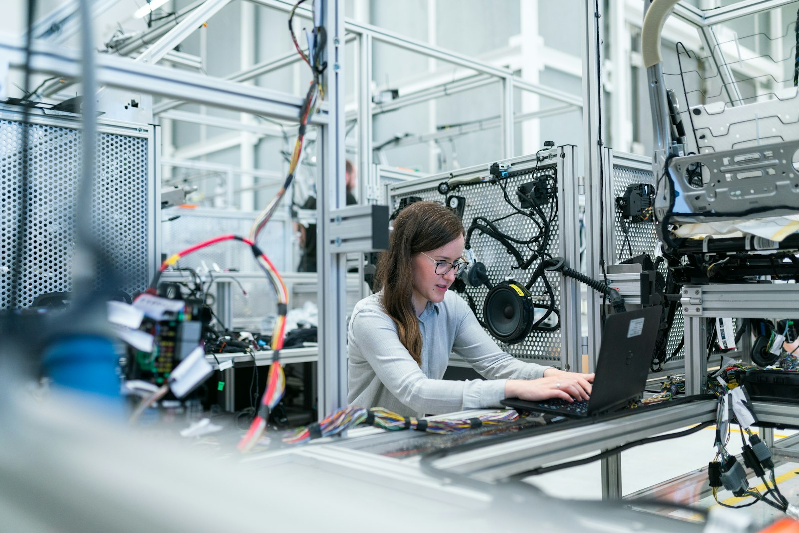 Engineering work on industrial equipment